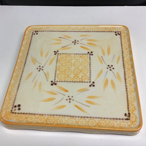 Temptations Serving Tray and Cake Platter Combo - Picture 2 of 2